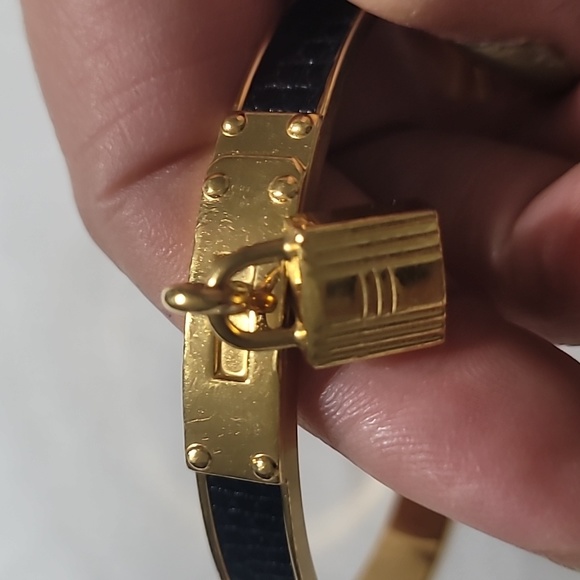Hermes lizard bangle - Picture 5 of 5